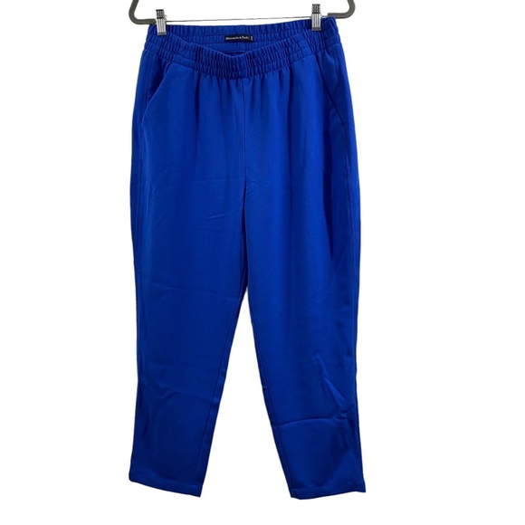 Abercrombie & Fitch Pants - Abercrombie & Fitch Womens Pull On Pants Pockets Blue Boho Trouser High Rise M